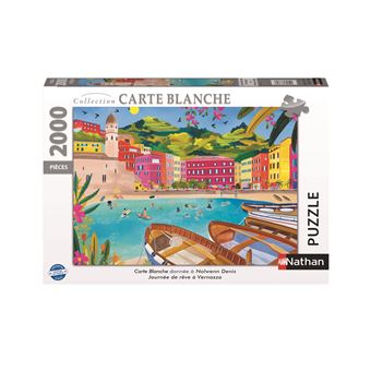 Puzzle Journée de rêve à Vernazza Nolwenn Denis Collection Carte Blanche 2000 pièces