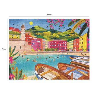 Puzzle Journée de rêve à Vernazza Nolwenn Denis Collection Carte Blanche 2000 pièces