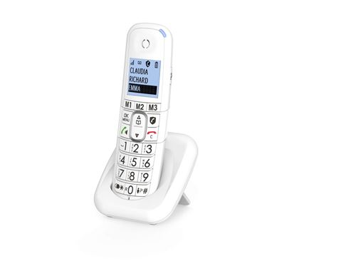 Téléphone fixe sans fil avec répondeur Alcatel XL785 Duo Blanc