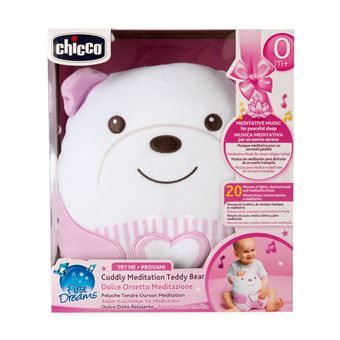 Peluche Chicco Tendre Ourson rose - 1