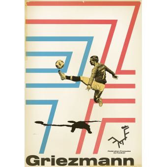 Affiche Sergeant Paper Griezmann 3 30x42 cm Edition limitée signée