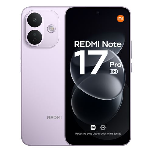 Smartphone Xiaomi Redmi Note 17 Pro 6,83" 5G Double nano SIM 256 Go Violet
