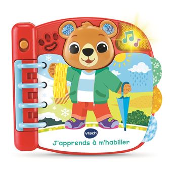 Livre interactif Vtech Baby J'apprends à m'habiller