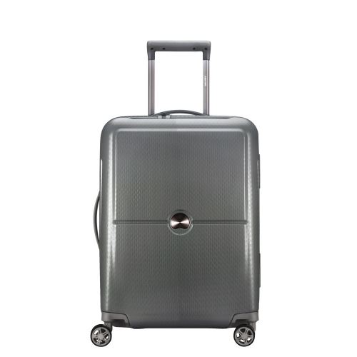 Valise cabine Delsey Turenne Slim 4 roues 55 cm Argent