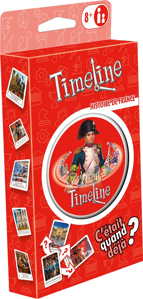 Jeu De Cartes Asmodee Timeline Histoire De France