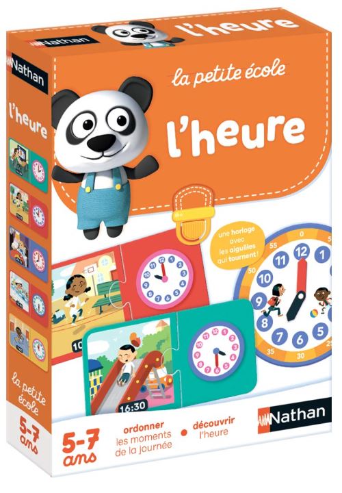 Jeu &eacute;ducatif L'Heure Nathan