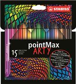 Etui Stabilo PointMax Arty 15 pièces