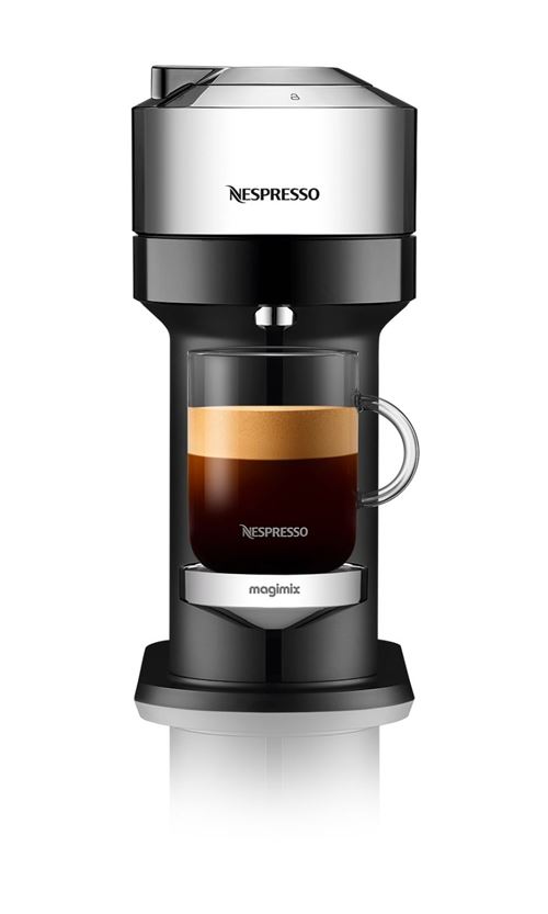 Cafetière à capsules Nespresso Vertuo Next Deluxe 11709 1500 W Pure Chrome - État correct Magimix sur Fnac