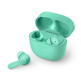 Ecouteurs sans fil Bluetooth Philips TAT2206 True Wireless Vert - 1