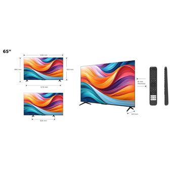 TV QLED Pro TCL 65T7B 165 cm 4K UHD 2025 Aluminium brossé