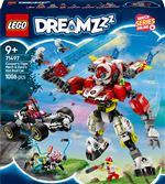LEGO® DREAMZzz™ 71497 Robot-tigre de Cooper et bolide de Zero