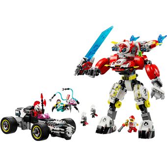 LEGO® DREAMZzz™ 71497 Robot-tigre de Cooper et bolide de Zero