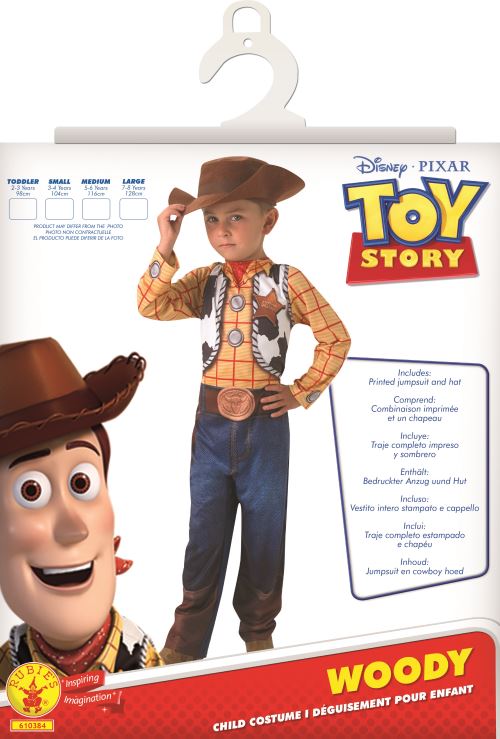 Déguisement Classique Woody + Chapeau Toy Story Taille M