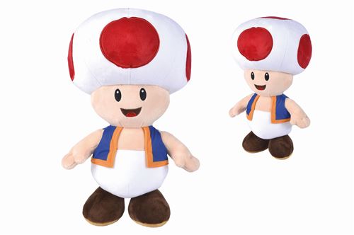 Nintendo Peluche Toad Jumbo 40 cm - vue 2