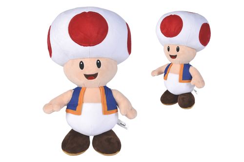 Peluche Nintendo Toad Jumbo – Personnage en Polyester Doux, 40 cm - vue 2