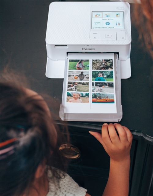 Canon Selphy CP1500 – Imprimante Photo Compacte Blanche (neuve Sous Blister)