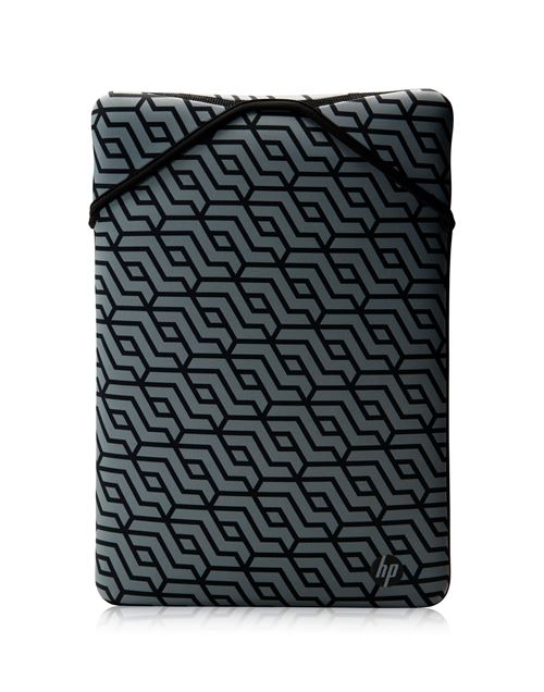 Housse de protection réversible pour ordinateur portable HP 14,1 Gris et noir
