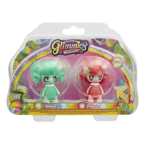 Coffret 2 figurines Glimmies Shelisa et Spiria