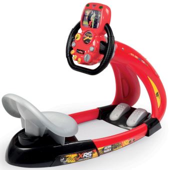 Simulateur de conduite V8 Smoby driver et support Cars XRS