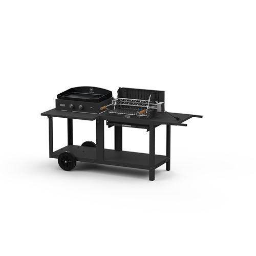 Mixte Barbecue et Plancha le Marquier MIVME13V2 Mendy-Alde Pure Grill 5400 W Noir