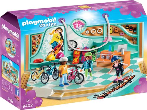 Playmobil City Life 9402 Boutique De Skate et Vélos