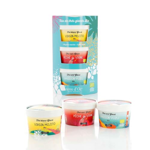 Trio de thés glacés