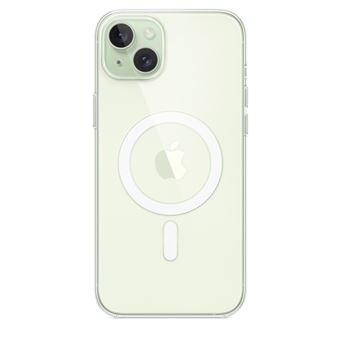 Apple - Coque de protection pour téléphone portable - compatibilité avec MagSafe - polycarbonate - clair - pour iPhone 15 Plus