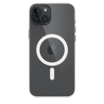 Apple - Coque de protection pour téléphone portable - compatibilité avec MagSafe - polycarbonate - clair - pour iPhone 15 Plus