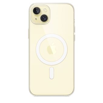 Apple - Coque de protection pour téléphone portable - compatibilité avec MagSafe - polycarbonate - clair - pour iPhone 15 Plus
