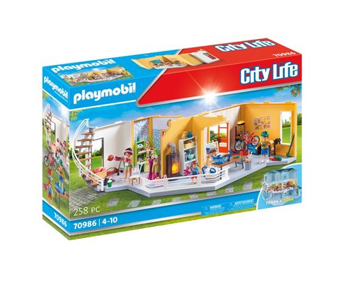 Playmobil City Life 70986 Etage Supplémentaire Aménagé Pour Maison Moderne