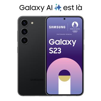 Smartphone Samsung Galaxy S23 6.1 Nano SIM 5G 8 Go RAM 256 Go Noir -  Smartphone - Achat & prix