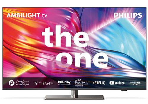 TV Led Philips The One 55Pus8949 139 Cm Ambilight 4K UHD Smart TV 2024 Gris Anthracite