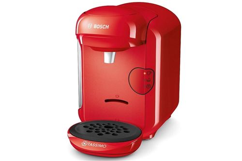 Cafetière à dosette ou capsule Bosch TAS1403 1300 W Rouge pourpre