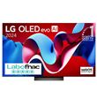 TV OLED Evo LG OLED65C4 164 cm 4K UHD Smart TV Noir et Brun