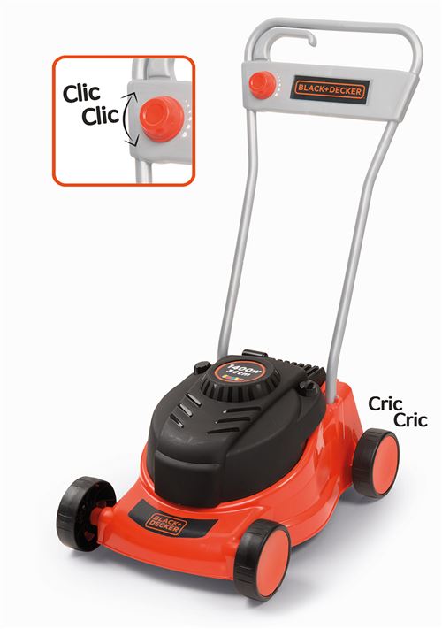 Smoby Handwerker Black+Decker Rasenmäher