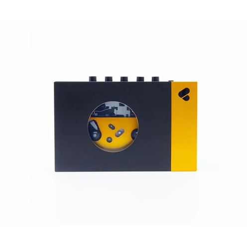 We are Rewind Portable BT Cassette Player Black Yellow