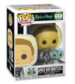 Figurine Funko Pop Animation Rick et Morty Combinaison spatiale Morty avec serpent