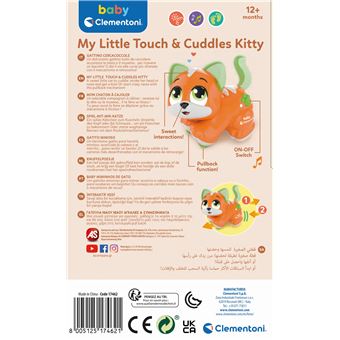 Jeu d'éveil Clementoni Mon chaton à cajoler