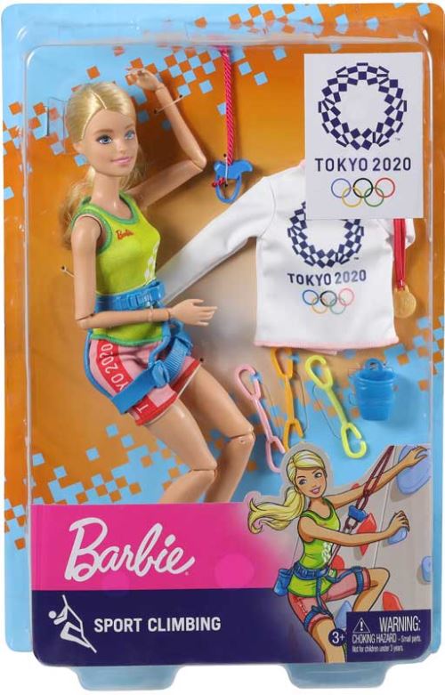 Poupée Barbie JO escalade