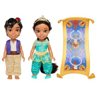 Coffret 2 poupées Jakks Pacific Aladdin et Jasmine 15 cm