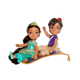 Coffret 2 poupées Jakks Pacific Aladdin et Jasmine 15 cm