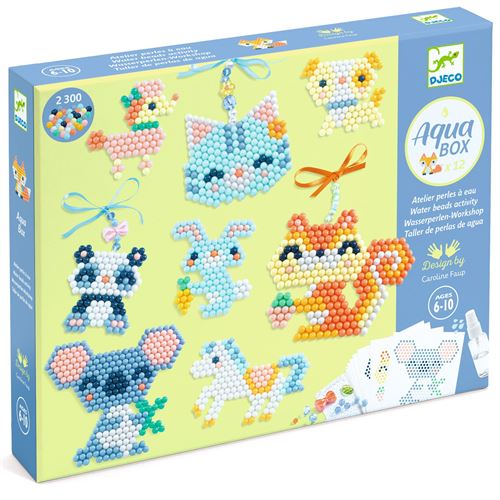 Djeco Multicolore Jeu Créatif Aqua Box Fourrure