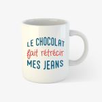 Mug Kapsul Le chocolat fait rétrécir mes jeans