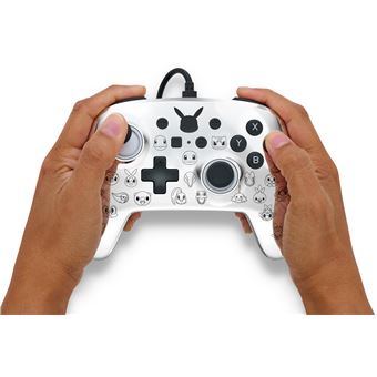 PowerA Enhanced Wired Controller - Manette de jeu - filaire - Pikachu noir et argenté - pour Nintendo Switch, Nintendo Switch Lite