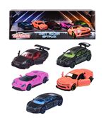 Voitures Majorette Light Racer Giftpack 5 pièces