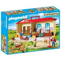Playmobil 9315 - Ferme avec silo - Playmobil Country - 222 pièces NEUF  boite légèrement abîmé,voir sur troisième photo - Playmobil