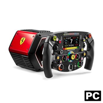 Volant gaming Thrustmaster SF1000 avec écran LCD IPS 4,3" Noir et Rouge