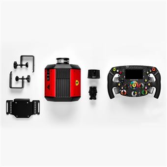 Volant gaming Thrustmaster SF1000 avec écran LCD IPS 4,3" Noir et Rouge