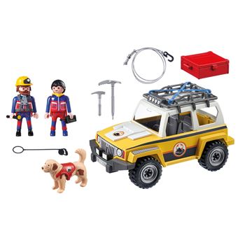 Playmobil Action 9128 Secouristes des montagnes avec véhicule - Playmobil -  Achat & prix