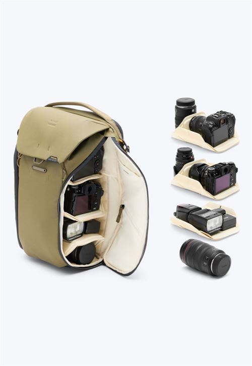 Sac à dos Peak Design Everyday Backpack 20 L Vert pour Appareil photo